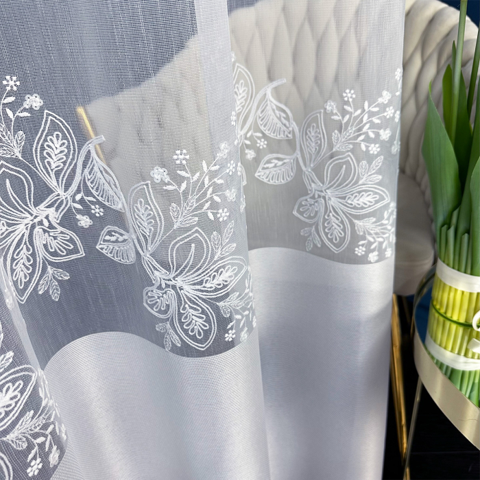 FIRANA MARKIZETA NATURAL Z HAFTEM WYS. 2,90 M BIEL main product photo