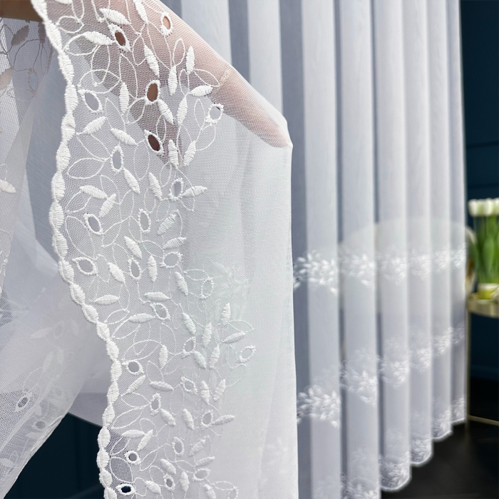 FIRANA MARKIZETA NATURAL Z HAFTEM WYS. 2,90 M BIEL main product photo
