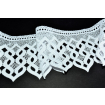 GIPIURA - DOSZYWKA 15 CM BIEL Z NITKĄ LUREX