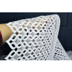 GIPIURA - DOSZYWKA 30 CM BIEL Z NITKĄ LUREX